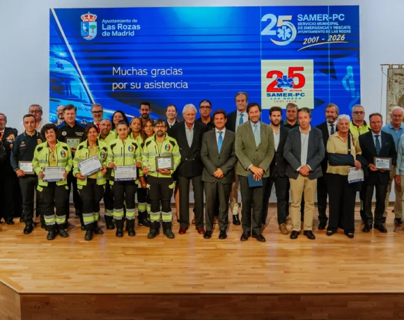 SAMER-PC de Las Rozas cumple 25 años de servicio y respuesta ante grandes emergencias