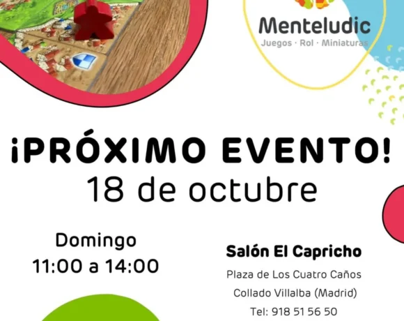 Menteludic Kids vuelve este domingo a Collado Villalba con juegos y ocio en familia